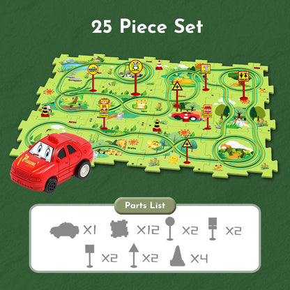 Puzzle Racer Forest Theme 25 pieces